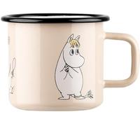 Muurla Moomin Enamel Mug Snorkmaiden Retro Beige 0.37 L