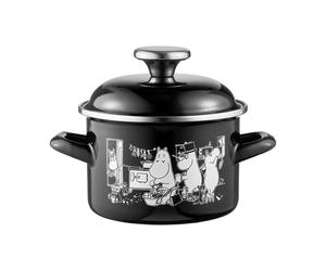 Muurla Moomin enamel pot tall lid 1.5 L The Kitchen