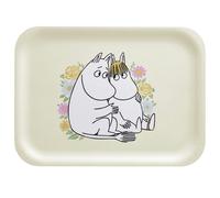 Muurla - Moomin Flowers 20x27cm Tray - Off-White
