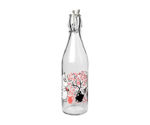 Muurla Moomin glass bottle 0.5 l Berries
