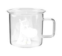 Muurla Moomin glass mug clear 35 cl Snorkmaiden
