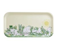 Muurla - Moomin In the garden 22x43 cm Tray - Off-White