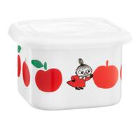 Muurla - Moomin Joyfull Apples Enamel Jar With Lid 0,67 L - Red