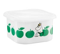 Muurla - Moomin Joyfull Apples Enamel Jar With Lid 1,5 L, Green - Green
