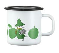 Muurla - Moomin Joyfull Apples Enamel Mug 3.7 dl, Green - Green