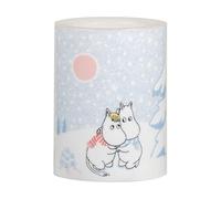 Muurla Moomin LED Candle, Let It Snow, ⌀ 7.5cm x 10cm High