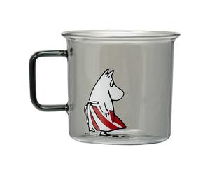 Muurla Moomin mamma glass mug 35 rey