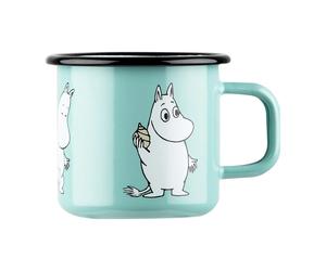 Muurla Moomin Retro enamel mug 37 cl Mint