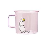 Muurla - Moomin Snorkmaiden Mug, Coffee Mug - Glass - Colour: Pink - 350 ml