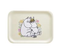 Muurla Mumin tray 20x27 cm Flowers