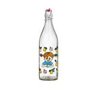 Muurla Pippi glass bottle 1 L Fruits