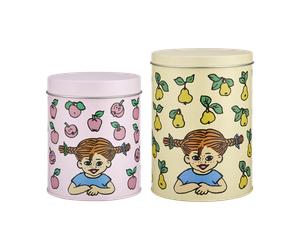 Muurla Pippi jar set 2 pieces Fruits