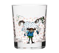 Muurla Pippi & Lilla Gubben drinking glass 20 cl Multi