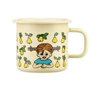 Muurla Pippi Longstocking enamel mug 3.7 dl Fruits