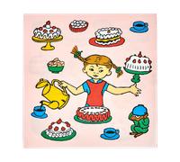 Muurla Pippi napkins 33x33 cm 20-pack Birthday
