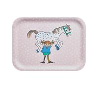Muurla Pippi tray 20x27 cm Pippi and the Horse