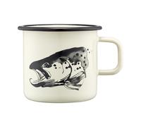 Muurla Teemu Järvi x Muurla enamel mug 55 cl Pike & Trout