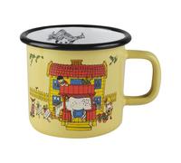 Muurla Villa Villekulla enamel mug 3.7 dl Yellow