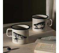 Muurla x Teemu Järvi Fisherman’s XL Enamel Mug - Pike and Trout (0.55 L)