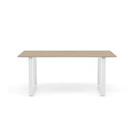 Muuto - 70/70 Table 85x170 cm, Solid Oak / White - White