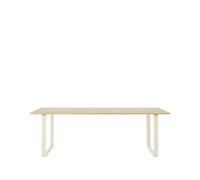 Muuto 70/70 dining table 225x90 cm Solid oak-Sand