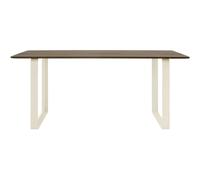 Muuto - 70/70 Table 85x170 cm, Solid Smoked Oak / Sand - Sand