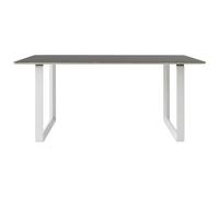 Muuto - 70/70 Table 90x225 cm, Linoleum Black / Grey - Black