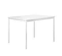 Muuto - Base Table 80x140 cm, Laminate White - White