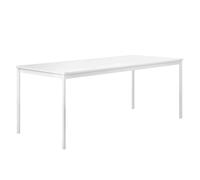Muuto - Base Table 85x190 cm, Laminate White - White