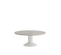 Muuto Center Dining Table Ø90 Gray Marble/ Gray