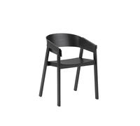 Muuto Cover Dining Chair w. Armrest Black