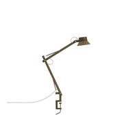 Muuto Dedicate S2 Table Lamp With Clip Brown Green