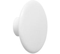 Muuto - Dots Hook Wood Ø6,5 cm, White - White