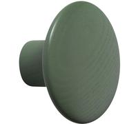 Muuto - Dots Hook Wood Ø9 cm, Dusty Green - Dusty Green
