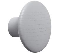 Muuto - Dots Hook Wood Ø9 cm, Grey - Grey