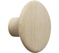 Muuto - Dots Hook Wood Ø9 cm, Oak - Oak