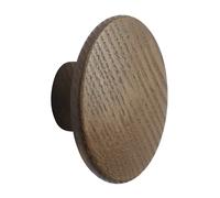 Muuto Dots wood hook dark stained brown Ø6.5 cm