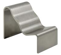 Muuto - Dream View Bench 60 cm, Brushed Steel - Brushed Steel