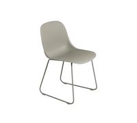 Muuto Fiber Dining Chair w. Sled Base Gray