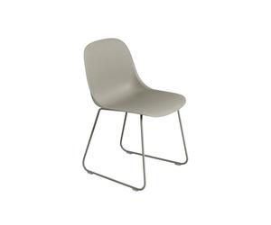Muuto Fiber Dining Chair w. Sled Base Gray
