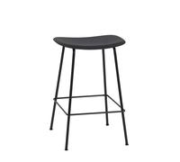 Muuto Fiber Tube bar chair 65 cm Black
