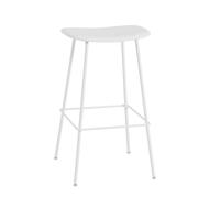 Muuto Fiber Tube Bar Chair 75 Cm White