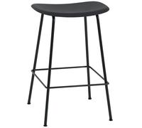 Muuto Fiber Tube bar chair 65 cm Black