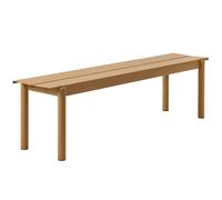 Muuto Linear steel bench 170 cm Burnt orange