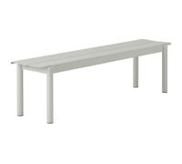 Muuto - Linear Bench Steel 170 cm, Grey - Grey