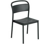 Muuto Linear steel side chair Black