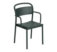 Muuto Linear steel armchair Dark green