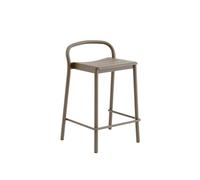 Muuto Linear Steel Bar Stool 65 cm Taupe