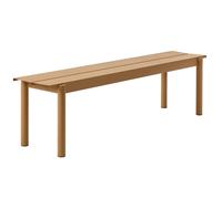 Muuto Linear steel bench 170 cm Burnt orange