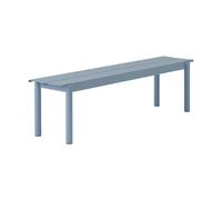 Muuto Linear Steel Bench 170 X 34 cm Pale Blue